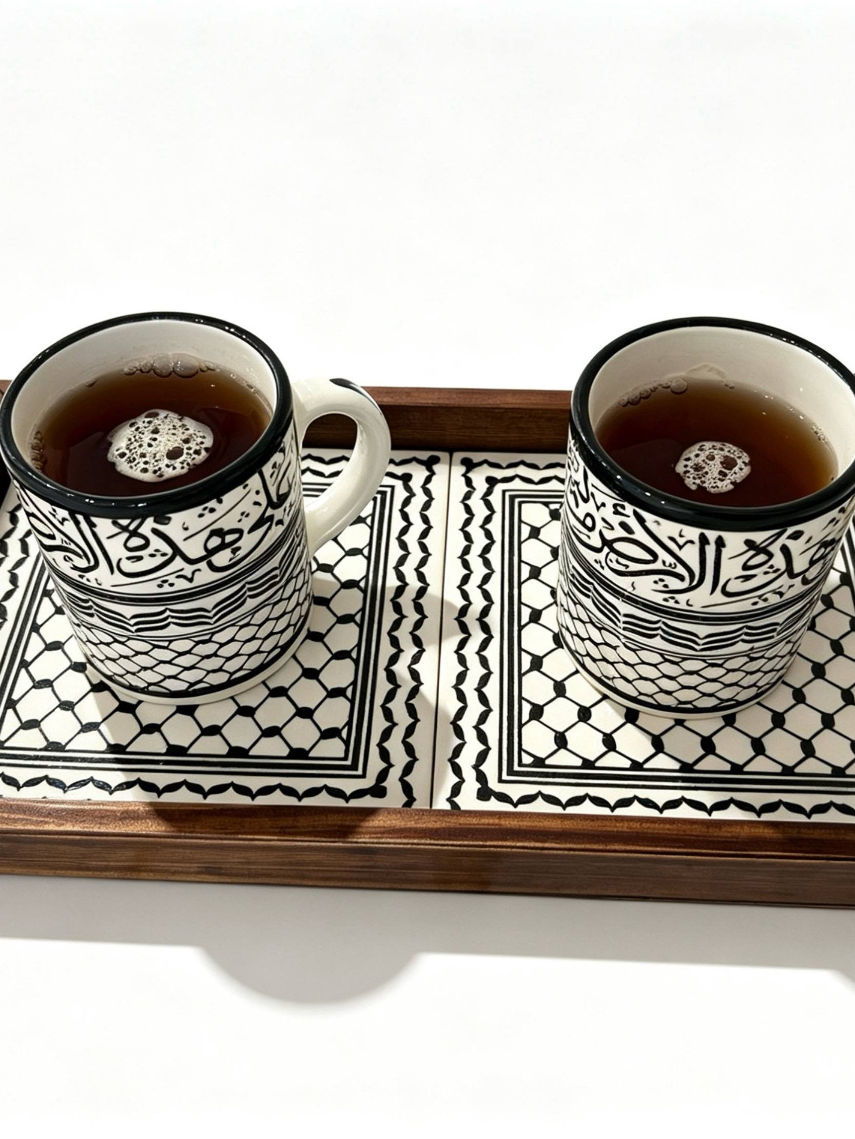 ✨ Ideal als:

• Kaffee- oder Tee-Set
• Geschenkidee
• Dekoration für Küche & Wohnzimmer
• Orientalisches Interior Highlight
• Besondere Servieridee