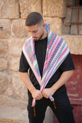 Original Kufiya aus Palästina | bunt | handmade in Nablus
