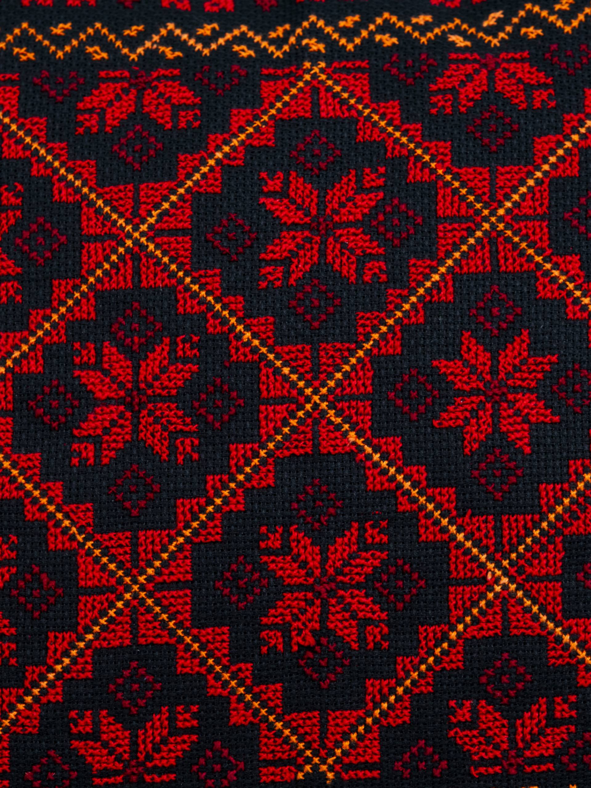 Webmuster Tatreez Kissen - Palästinensische Stickerei